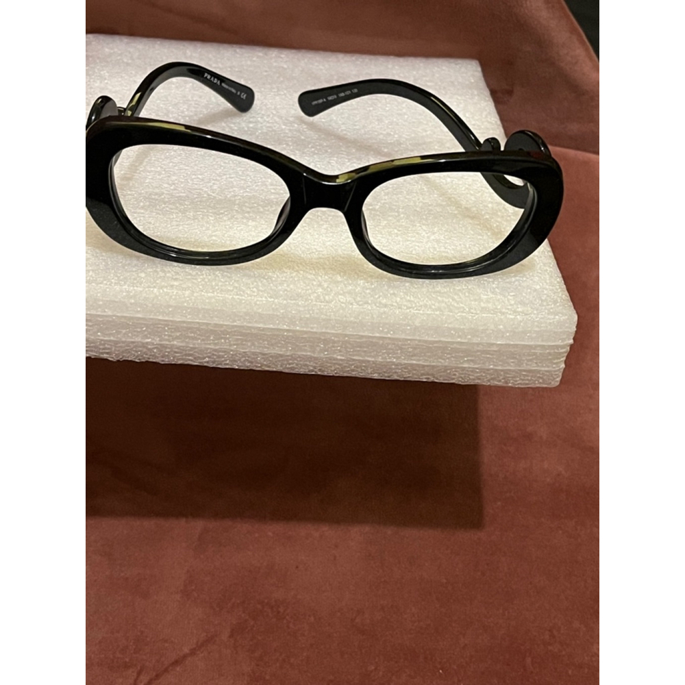 Women's Prada Eyeglasses Black Size 54-19-135 - Picture 8 of 9